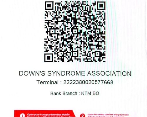 Bank's QR code